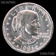 1981-S Susan B Anthony Dollar GEM BU 1981 SBA Dollar