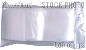 Small Zip Lock Bags 3x5 Pack of 100 Ziplock Coin Bags