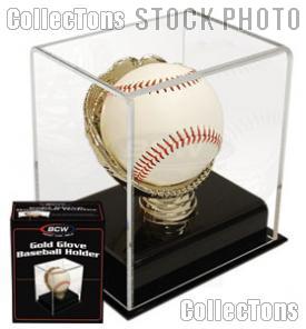 Baseball Holder Display by BCW Gold Glove Baseball Case