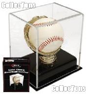 Baseball Holder Display by BCW Gold Glove Baseball Case