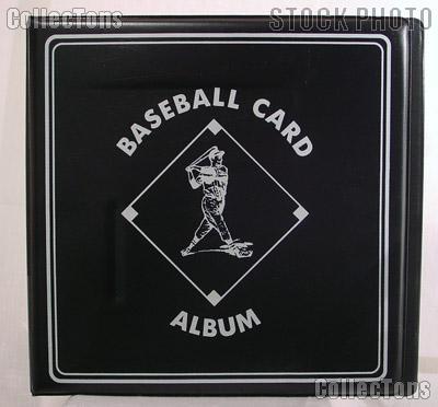 Baseball Card Album by BCW 3 Ring Trading Card Album in Black