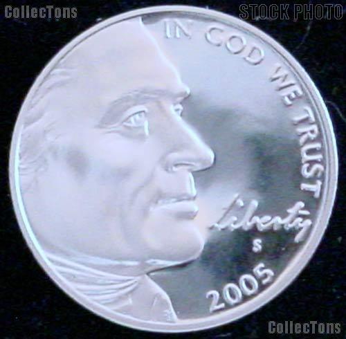 2005-S Jefferson Nickel PROOF Coin 2005 Ocean View Nickel