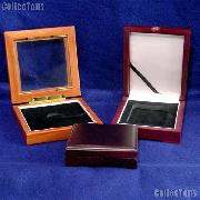 Coin Collecting Supplies - Wooden Coin Boxes