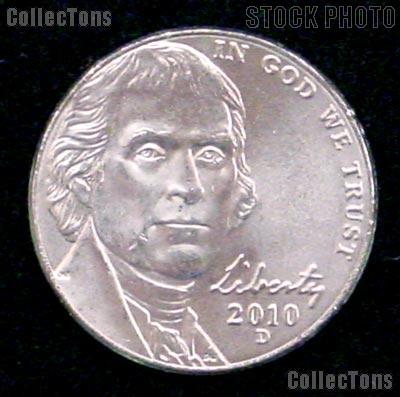 2010-D Jefferson Nickel Gem BU (Brilliant Uncirculated)