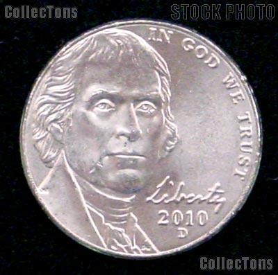 2010-D Jefferson Nickel Gem BU (Brilliant Uncirculated)