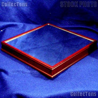 Wood Base for Basketball Cube by BCW Woodbase for Basketball Holder w/ Mirror