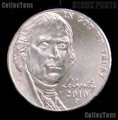 2010-P Jefferson Nickel Gem BU (Brilliant Uncirculated)