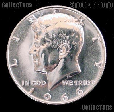 1966 SMS Kennedy Silver Half Dollar GEM BU 1966 Kennedy Half Dollar from SMS