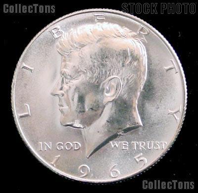 1965 SMS Kennedy Silver Half Dollar GEM BU 1965 Kennedy Half Dollar from SMS