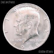 1968-D Kennedy Silver Half Dollar GEM BU 1968 Kennedy Half Dollar