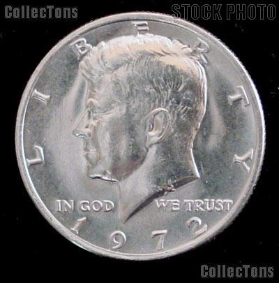 1972 Kennedy Half Dollar GEM BU 1972 Kennedy Half