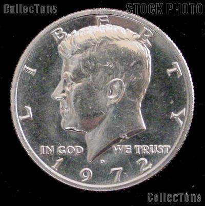 1972-D Kennedy Half Dollar GEM BU 1972 Kennedy Half