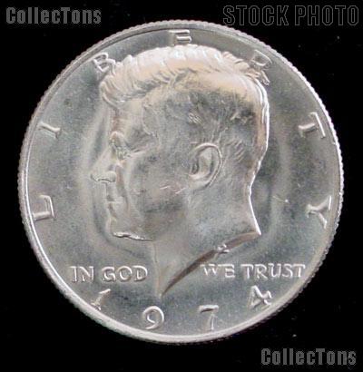 1974 Kennedy Half Dollar GEM BU 1974 Kennedy Half