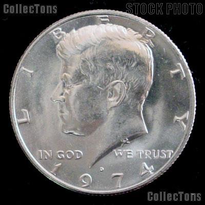 1974-D Kennedy Half Dollar GEM BU 1974 Kennedy Half