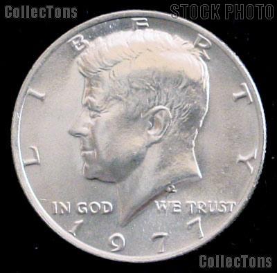 1977 Kennedy Half Dollar GEM BU 1977 Kennedy Half