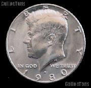 1980-D Kennedy Half Dollar GEM BU 1980 Kennedy Half