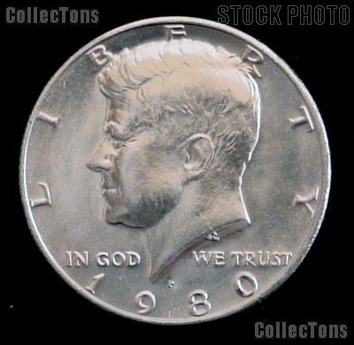 1980-P Kennedy Half Dollar GEM BU 1980 Kennedy Half