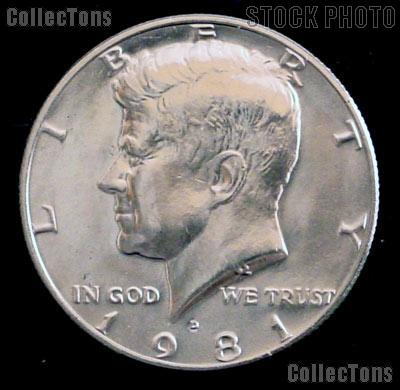 1981-D Kennedy Half Dollar GEM BU 1981 Kennedy Half