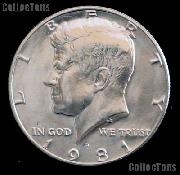 1981-D Kennedy Half Dollar GEM BU 1981 Kennedy Half