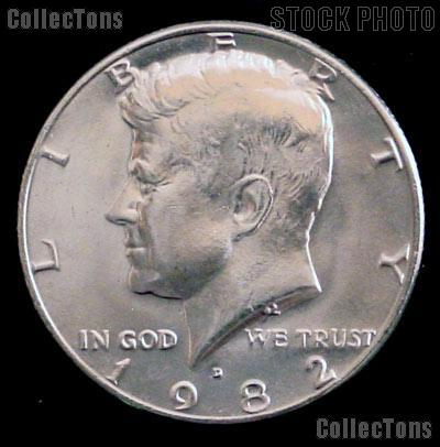 1982-D Kennedy Half Dollar GEM BU 1982 Kennedy Half