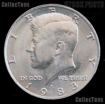 1983-P Kennedy Half Dollar GEM BU 1983 Kennedy Half