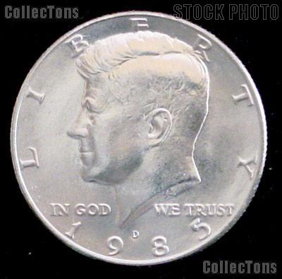 1985-D Kennedy Half Dollar GEM BU 1985 Kennedy Half