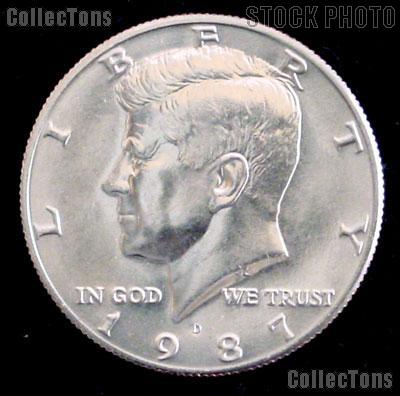 1987-D Kennedy Half Dollar GEM BU 1987 Kennedy Half