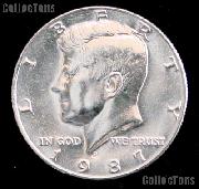 1987-P Kennedy Half Dollar GEM BU 1987 Kennedy Half
