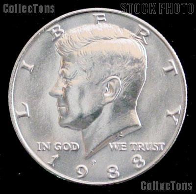 1988-P Kennedy Half Dollar GEM BU 1988 Kennedy Half