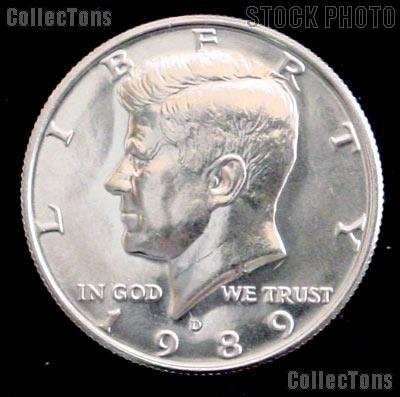 1989-D Kennedy Half Dollar GEM BU 1989 Kennedy Half