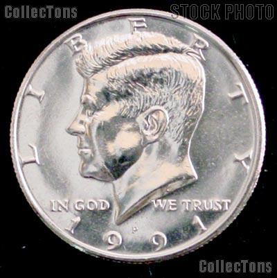 1991-P Kennedy Half Dollar GEM BU 1991 Kennedy Half