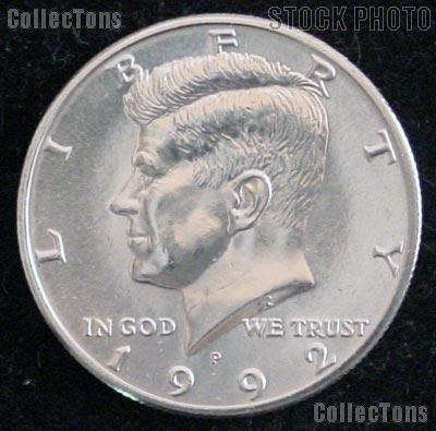 1992-P Kennedy Half Dollar GEM BU 1992 Kennedy Half
