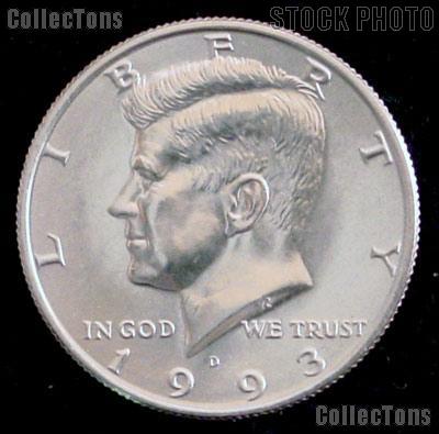 1993-D Kennedy Half Dollar GEM BU 1993 Kennedy Half