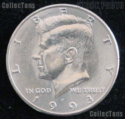 1993-P Kennedy Half Dollar GEM BU 1993 Kennedy Half