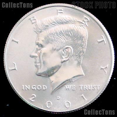 2001-D Kennedy Half Dollar GEM BU 2001 Kennedy Half