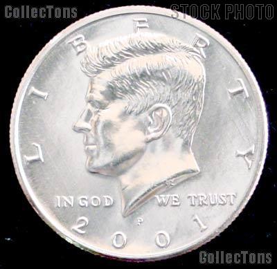 2001-P Kennedy Half Dollar GEM BU 2001 Kennedy Half