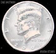 2001-P Kennedy Half Dollar GEM BU 2001 Kennedy Half