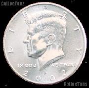 2002-P Kennedy Half Dollar GEM BU 2002 Kennedy Half