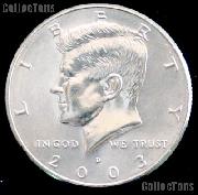 2003-D Kennedy Half Dollar GEM BU 2003 Kennedy Half