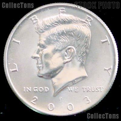 2003-P Kennedy Half Dollar GEM BU 2003 Kennedy Half