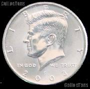 2003-P Kennedy Half Dollar GEM BU 2003 Kennedy Half