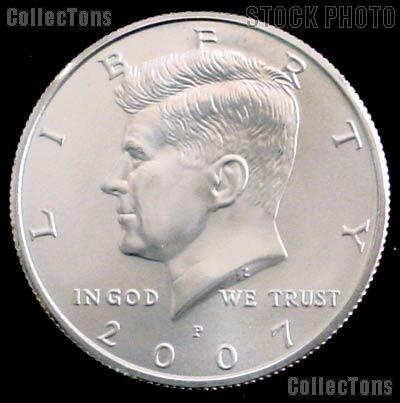 2007-P Kennedy Half Dollar GEM BU 2007 Kennedy Half
