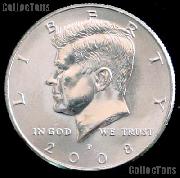 2008-P Kennedy Half Dollar GEM BU 2008 Kennedy Half