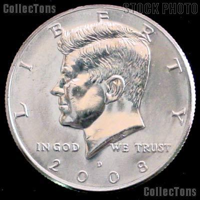 2008-D Kennedy Half Dollar GEM BU 2008 Kennedy Half