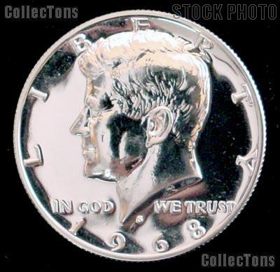 1968-S PROOF KENNEDY HALF DOLLAR FROM MINT PROOF SET 40% SILVER UNCIRCULATED 
