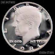 1981-S Kennedy Half Dollar Proof Gem Deep Cameo (DCam) - First San Francisco Mint Type