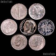 American Coins by Date - U.S. Dimes