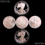 American Coins by Date - Silver Eagles