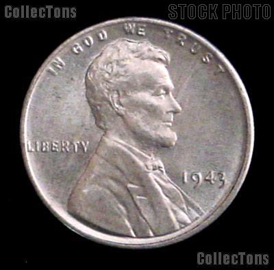 1943 Steel Penny Wartime Lincoln Wheat Cent GEM BU Penny for Album