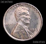 1943-D Steel Penny Wartime Lincoln  Wheat Cent GEM BU Penny for Album
